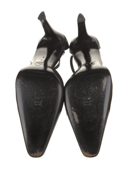 St. John Leather T-Strap Pumps