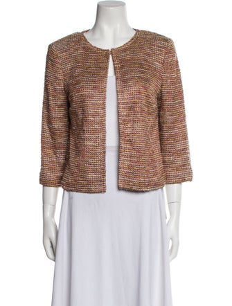 St. John Tweed Pattern Evening Jacket