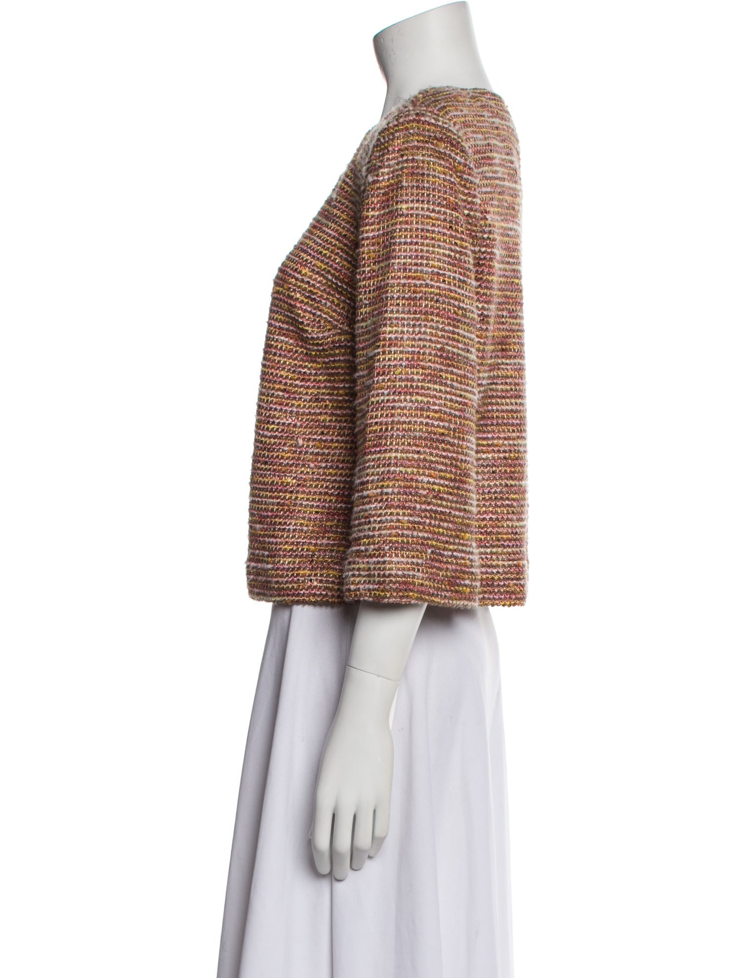 St. John Tweed Pattern Evening Jacket