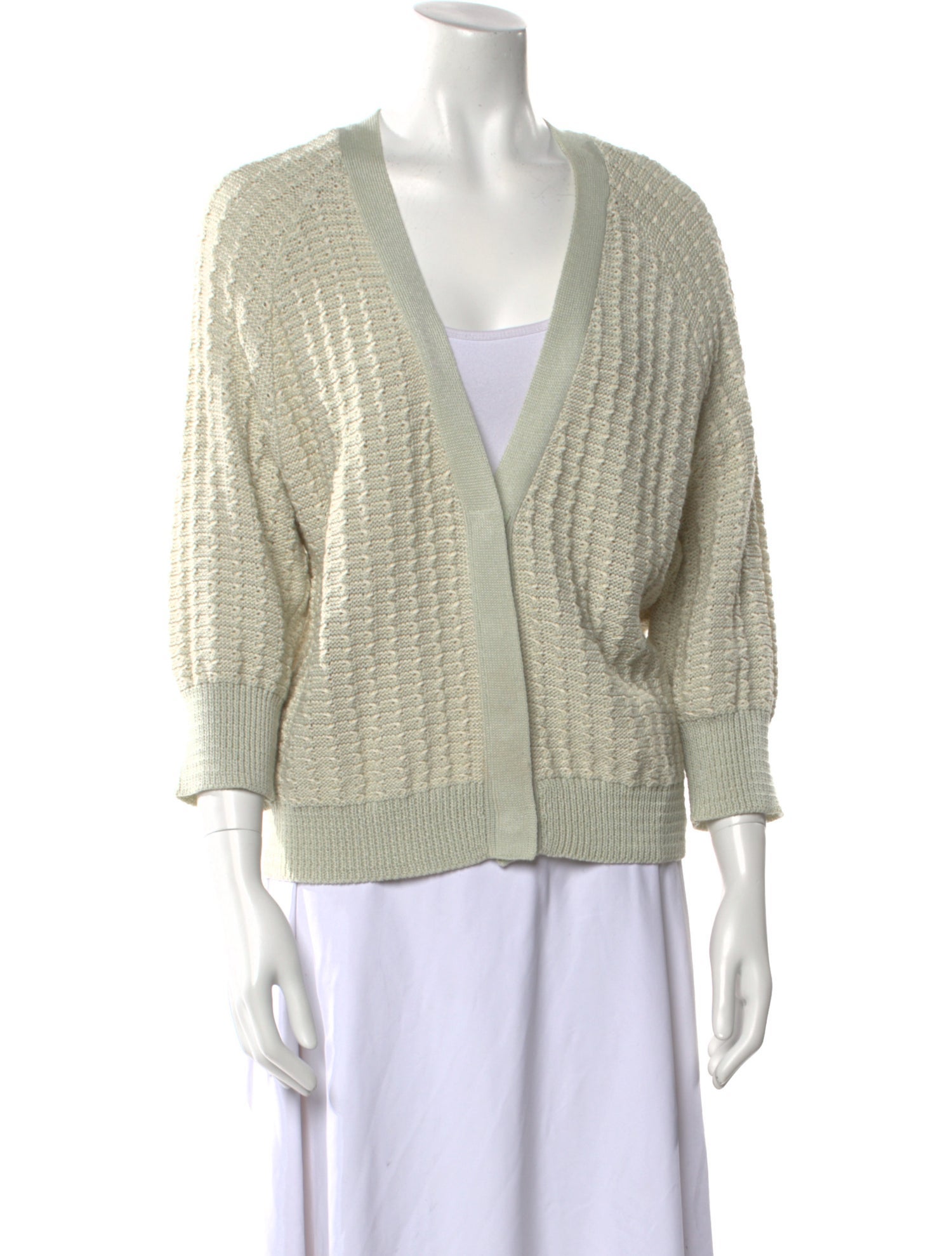 St. John Sport Wool V-Neck Sweater