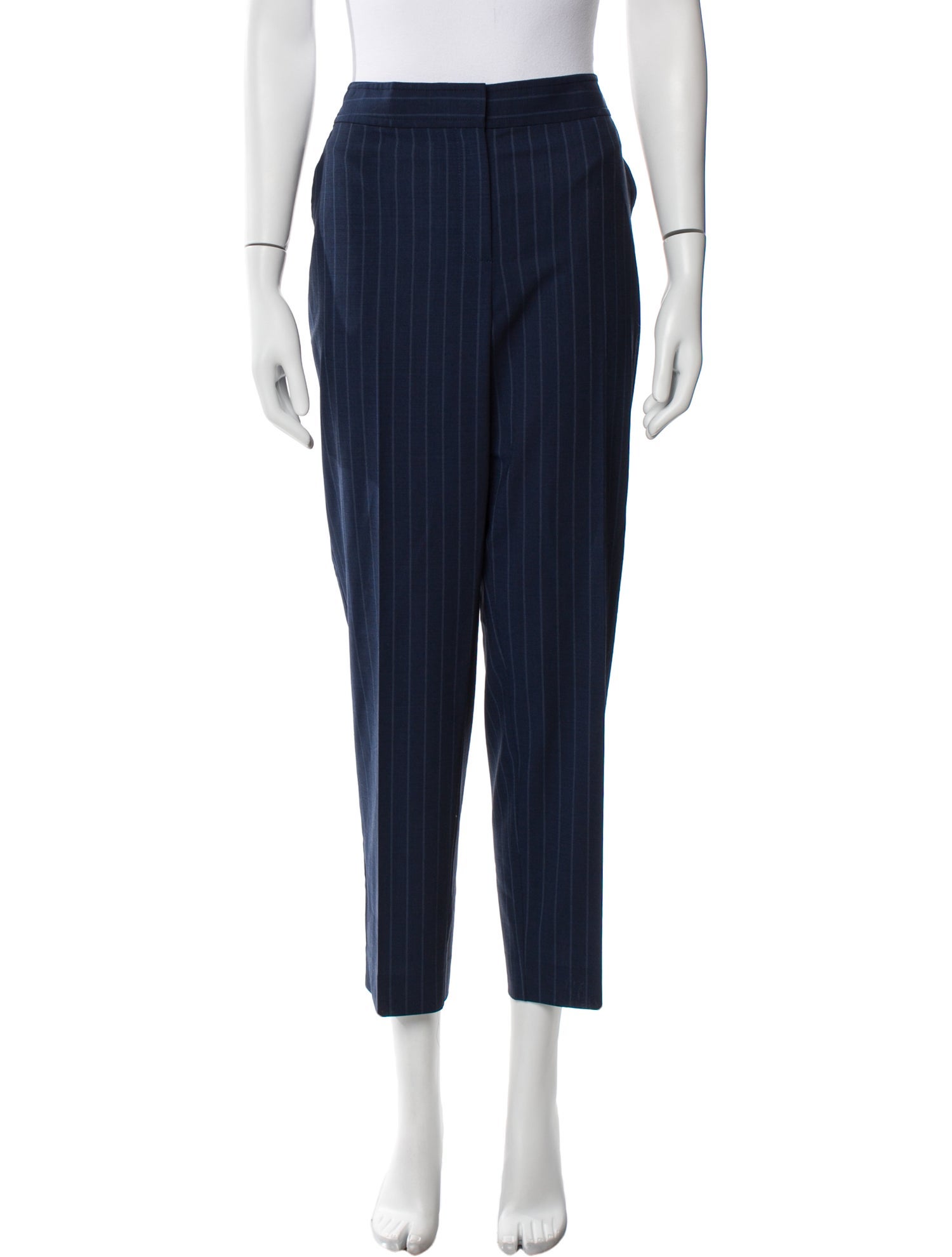 St. John Striped Straight Leg Pants