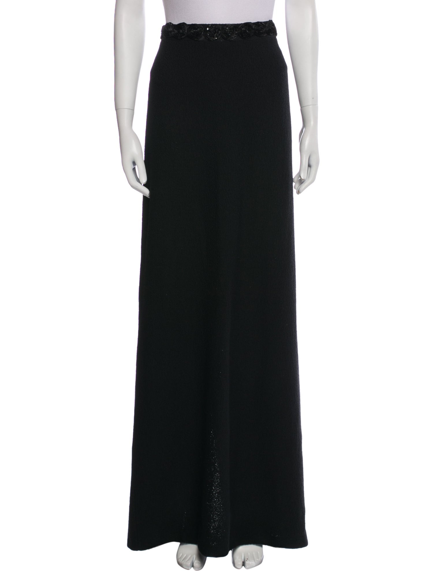 St. John Sequin Embellishments Long Skirt