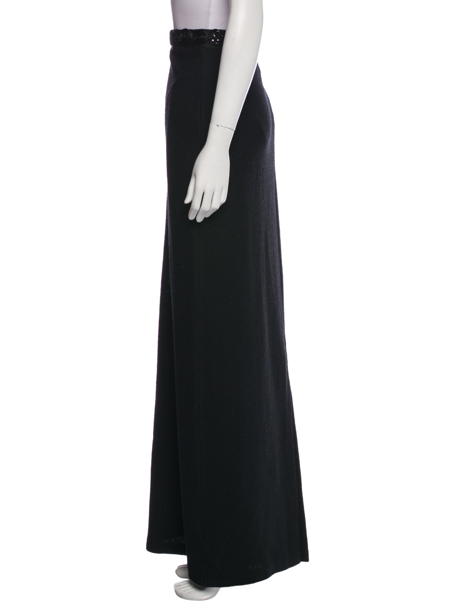 St. John Sequin Embellishments Long Skirt