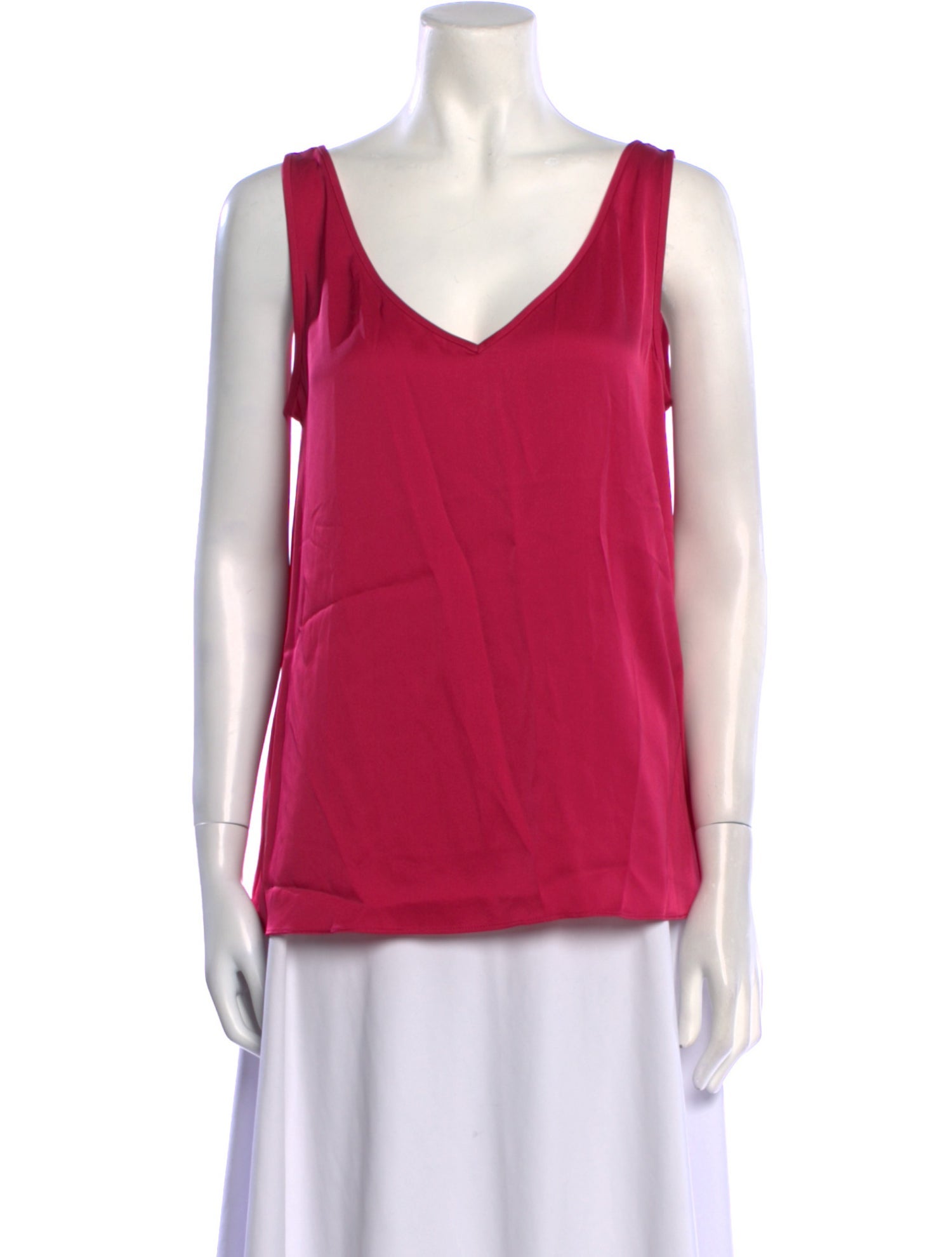 St. John Silk V-Neck Top w/ Tags