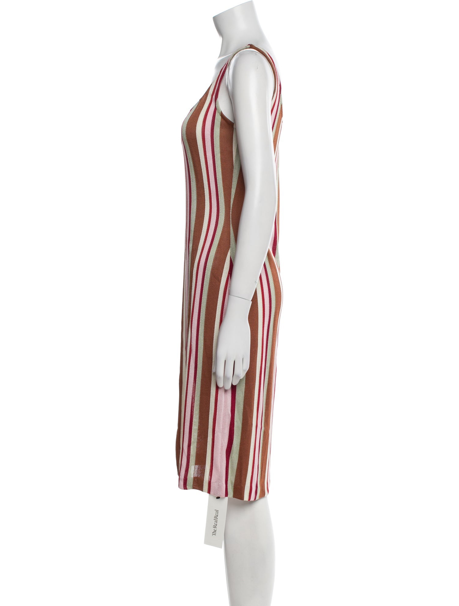 St. John Striped Mini Dress