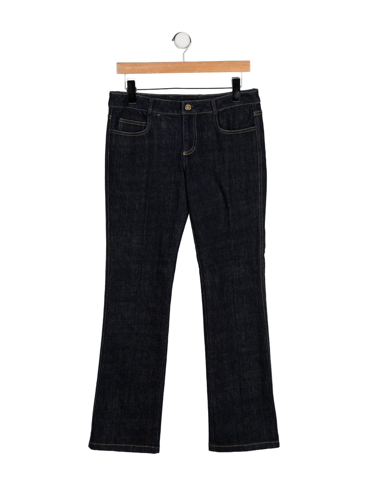 St. John High-Rise Straight Leg Jeans