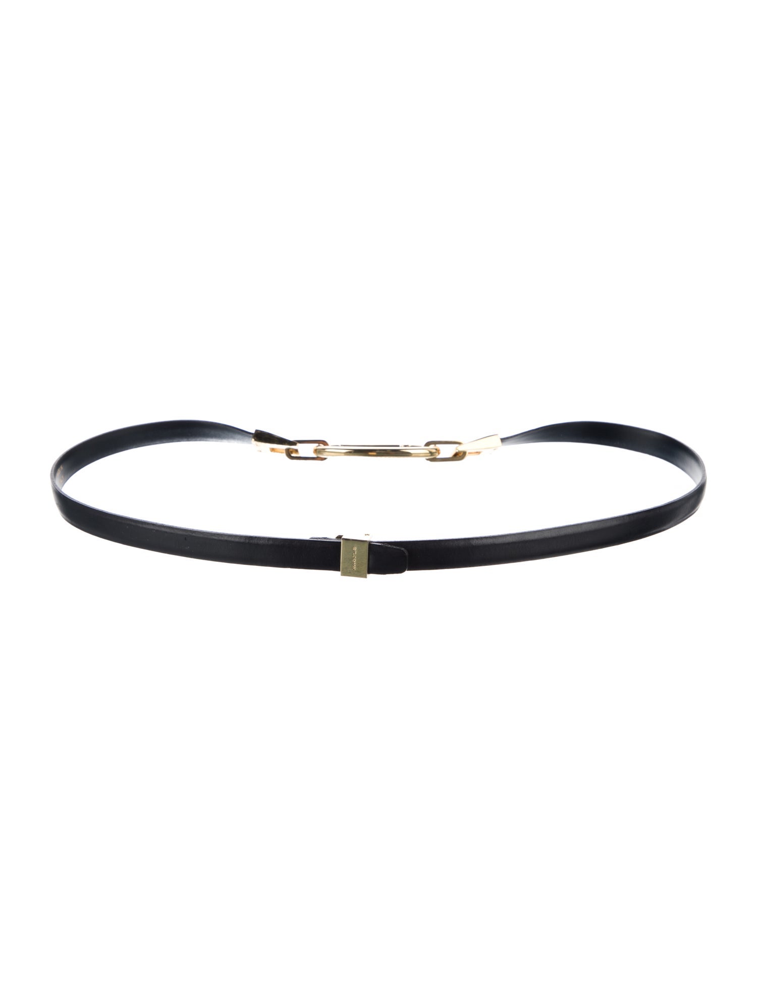 St. John Skinny Leather Belt