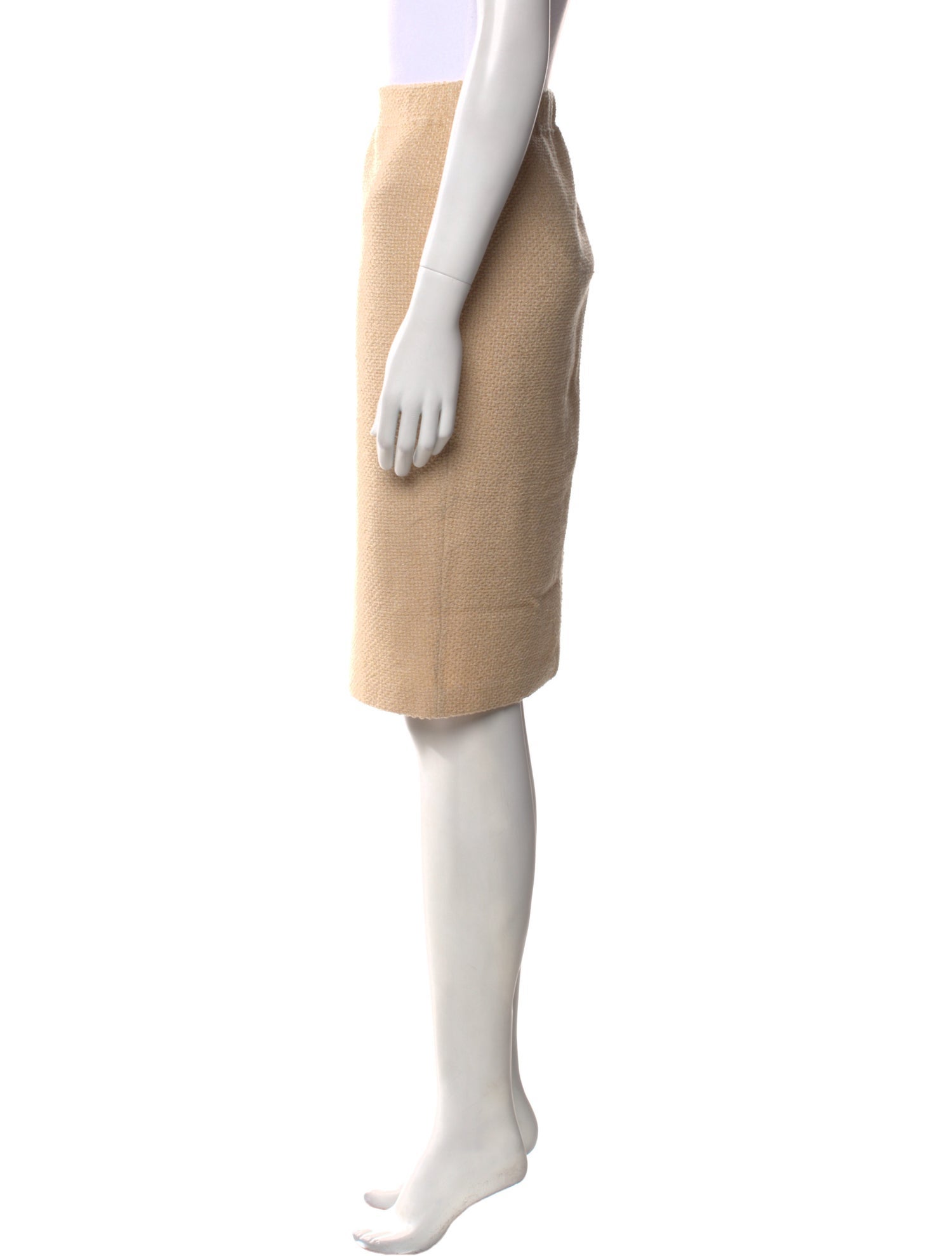 St. John Wool Knee-Length Skirt