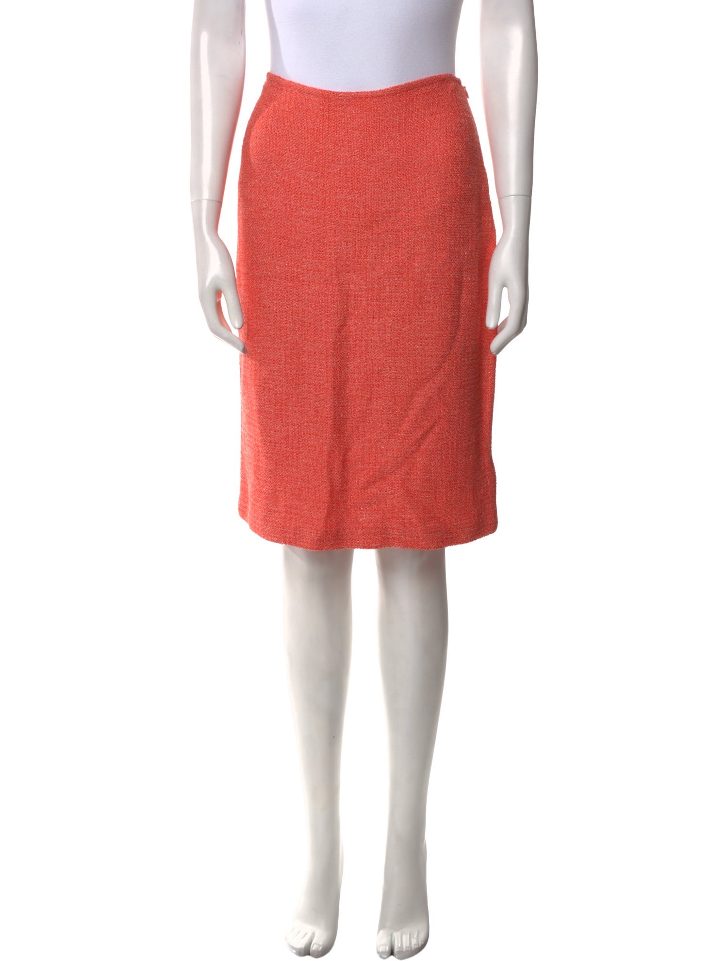 St. John Glitter Accents Knee-Length Skirt