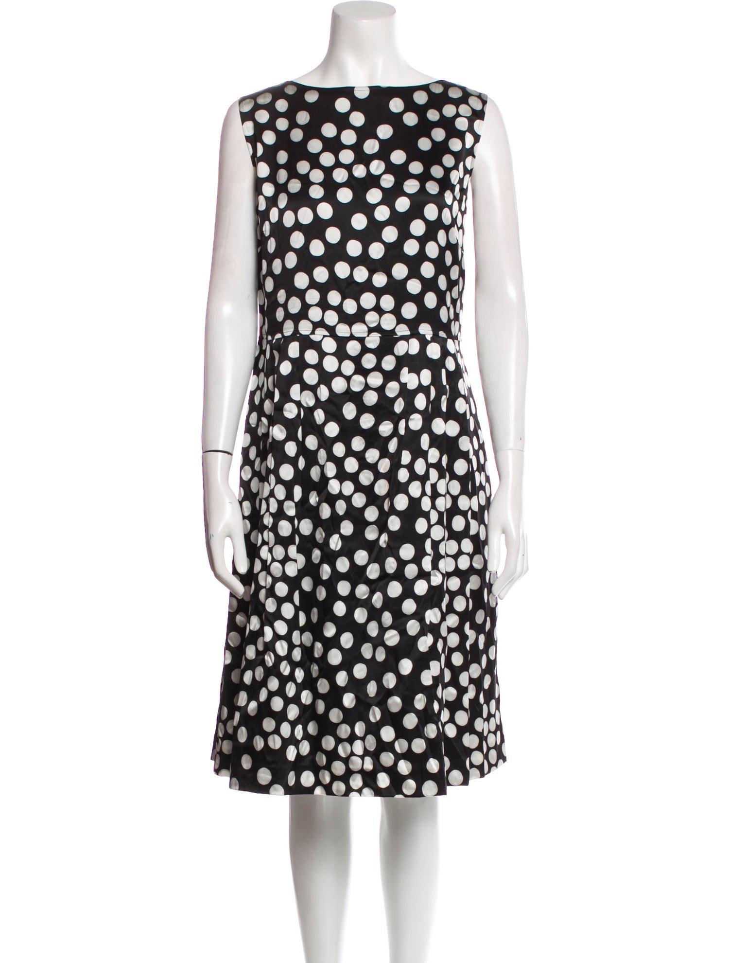 St. John Silk Knee-Length Dress