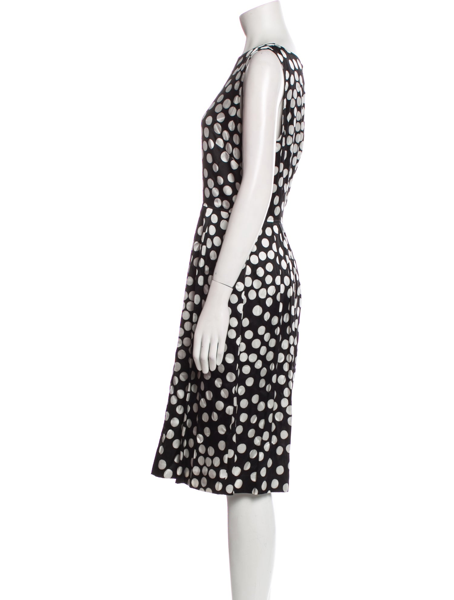 St. John Silk Knee-Length Dress