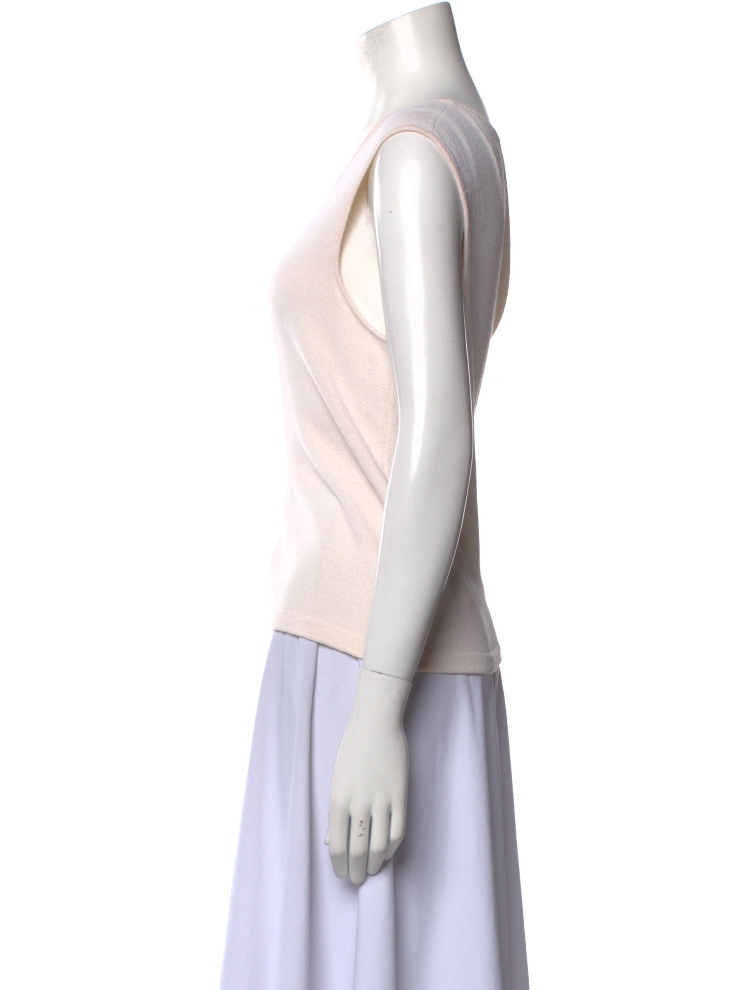 St. John Wool Scoop Neck Top