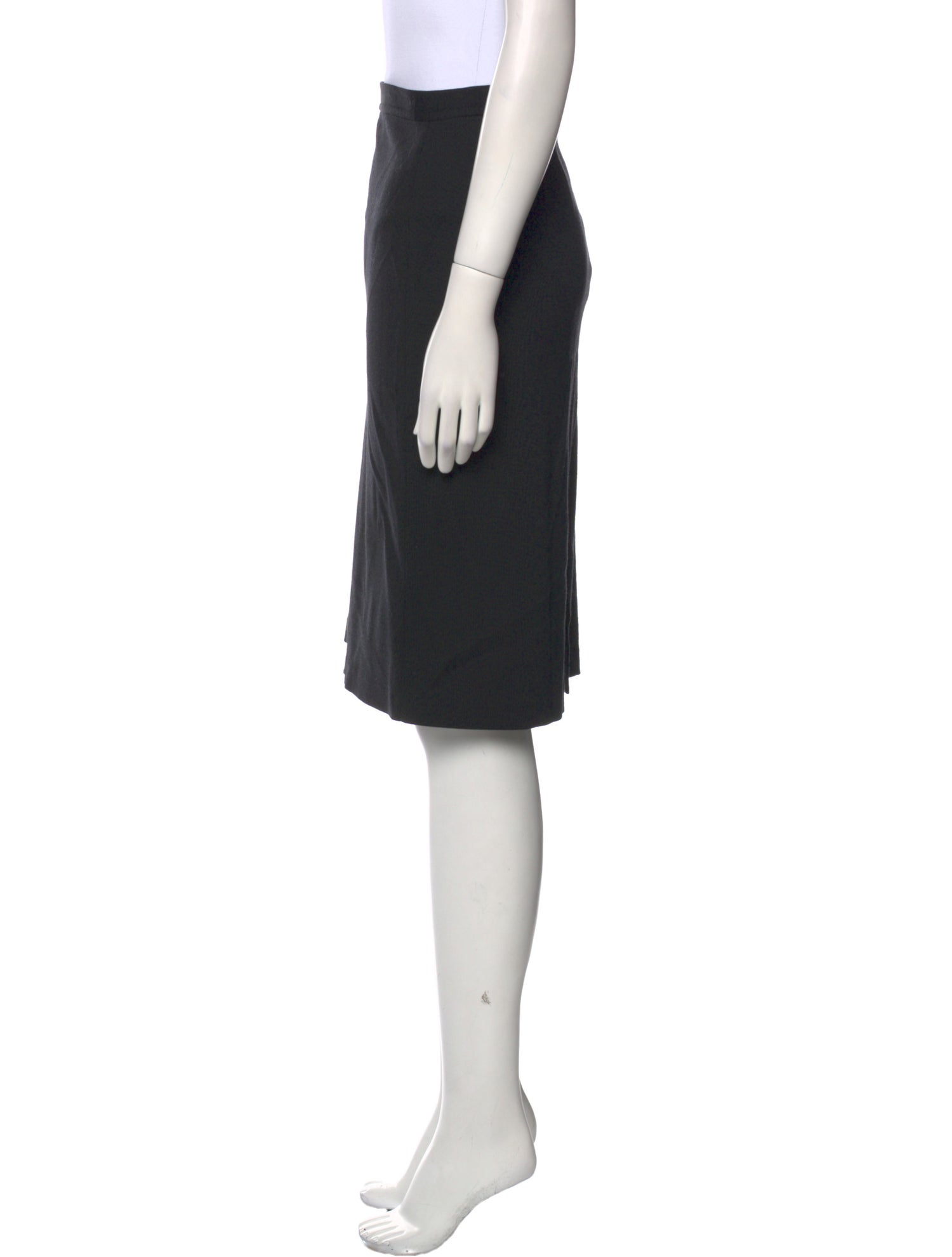 St. John Wool Knee-Length Skirt