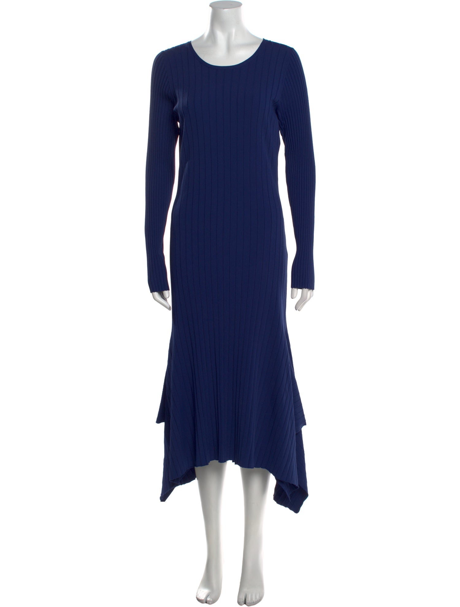 St. John Scoop Neck Long Dress