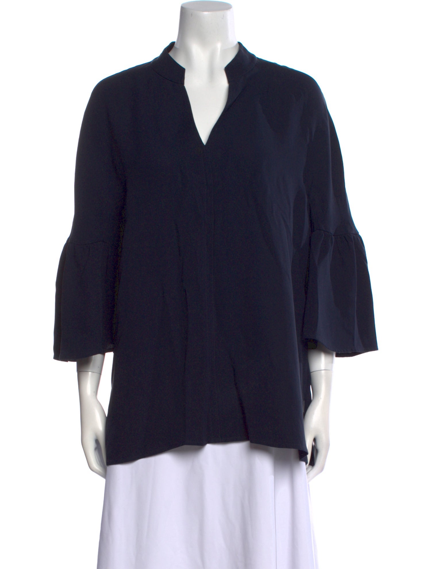St. John Silk V-Neck Tunic