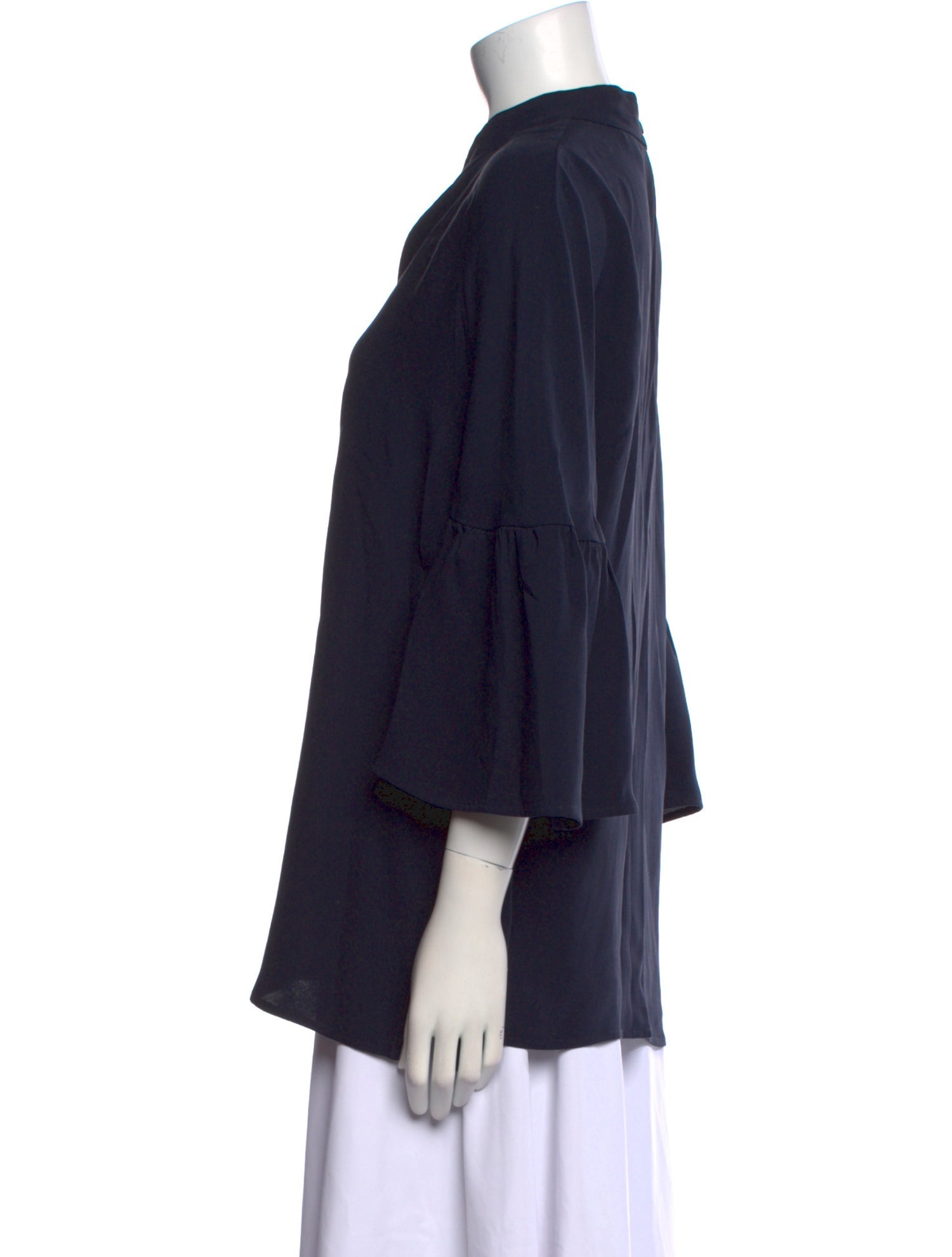 St. John Silk V-Neck Tunic