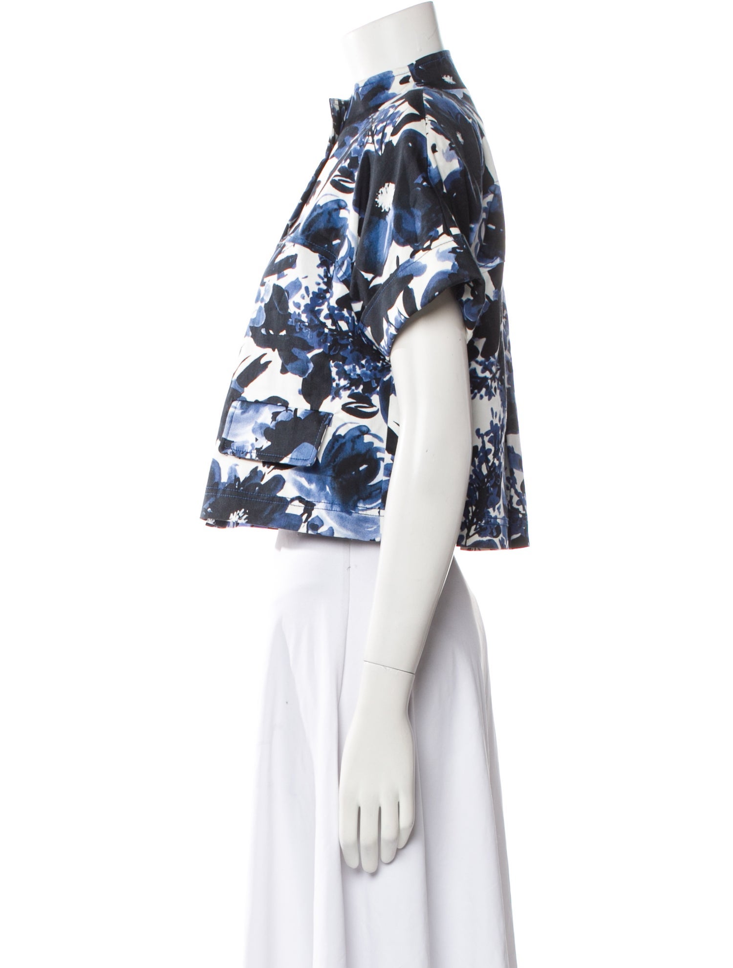 St. John Floral Print Evening Jacket