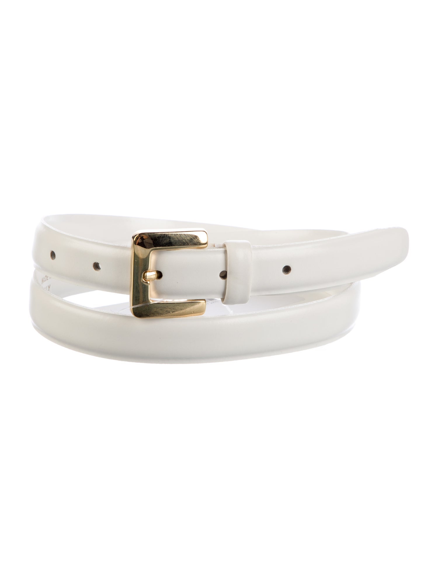 St. John Skinny Vegan Leather Belt