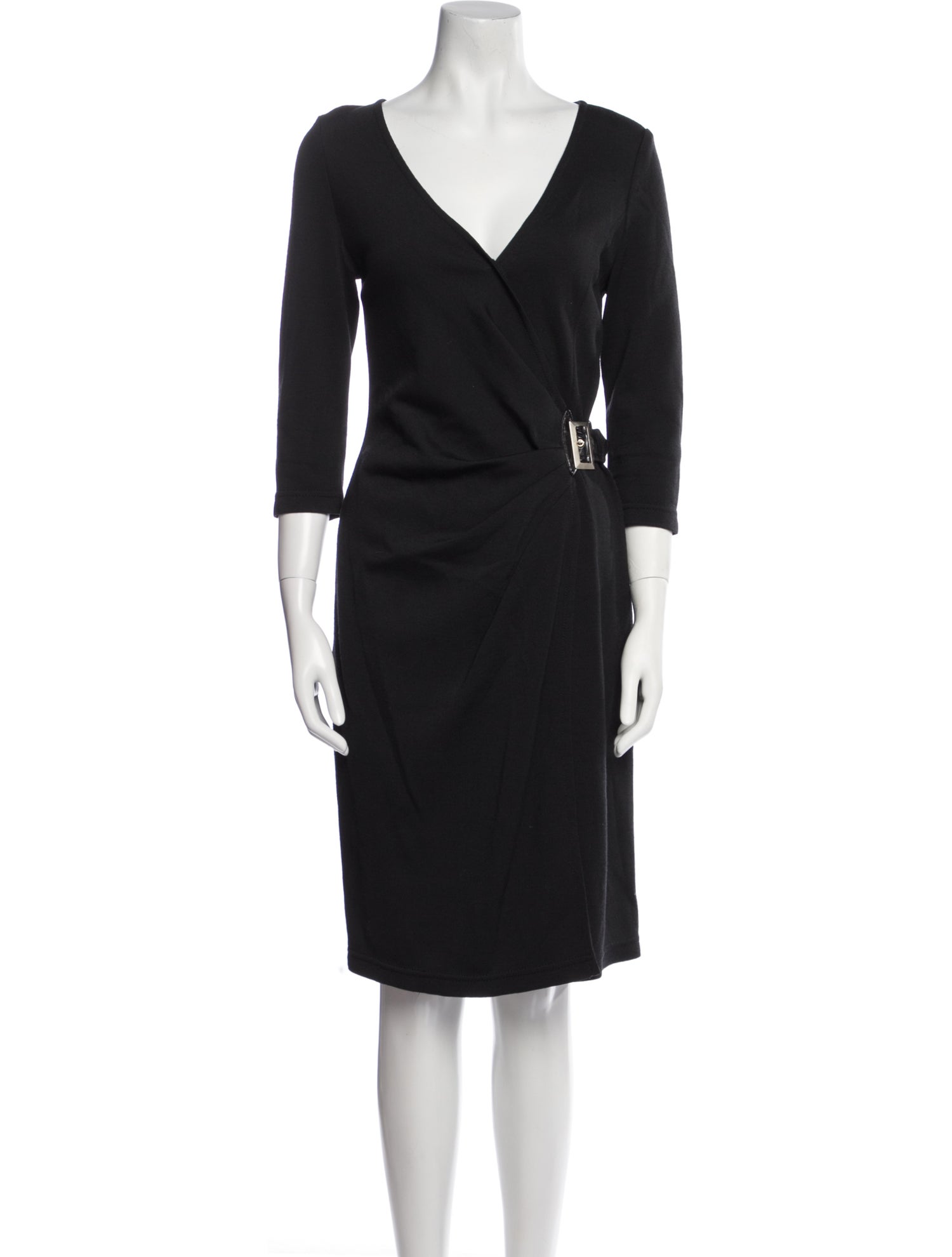 St. John Wool Knee-Length Dress