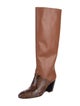 St. John Leather Printed Riding Boots