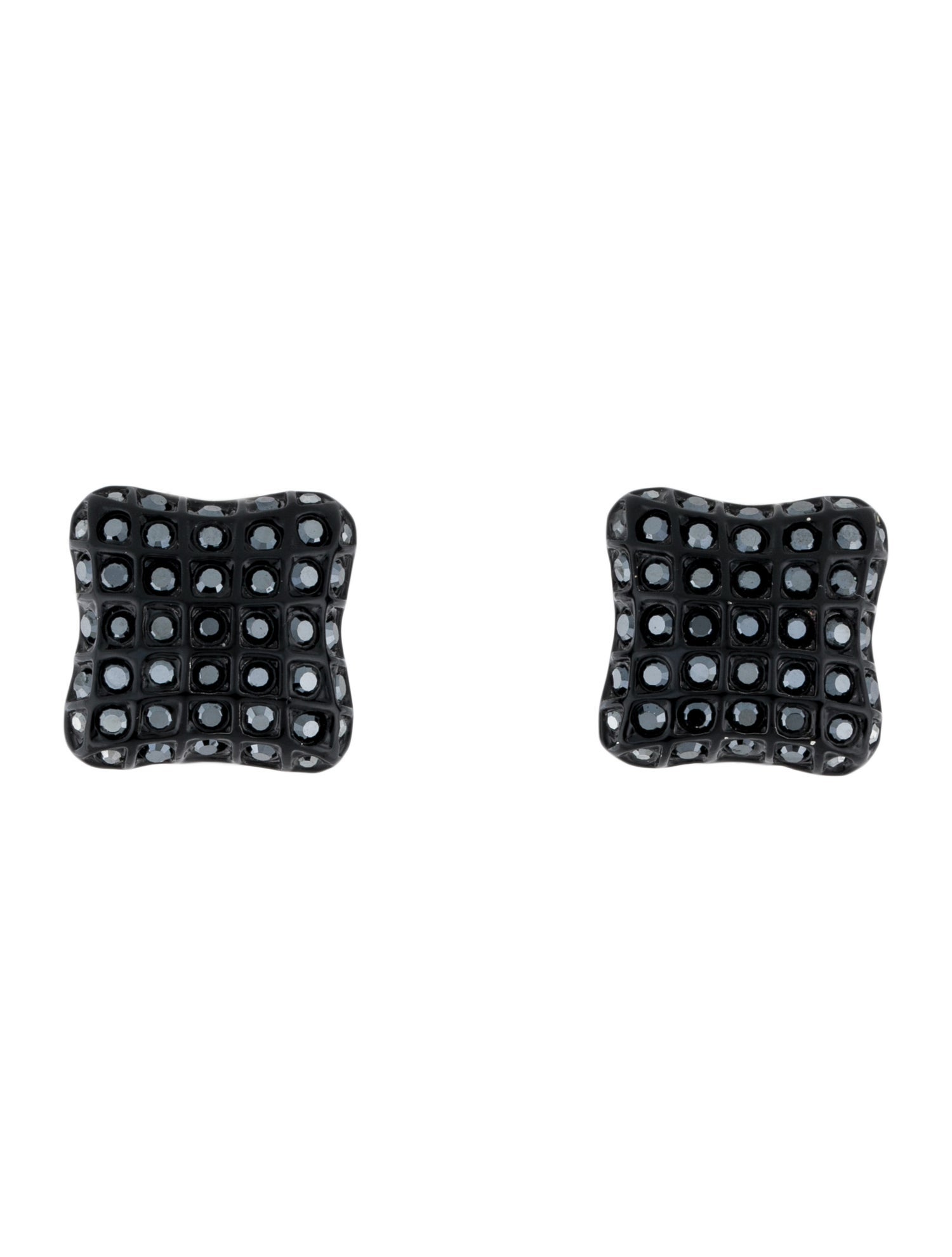 St. John Crystal Clip-On Earrings