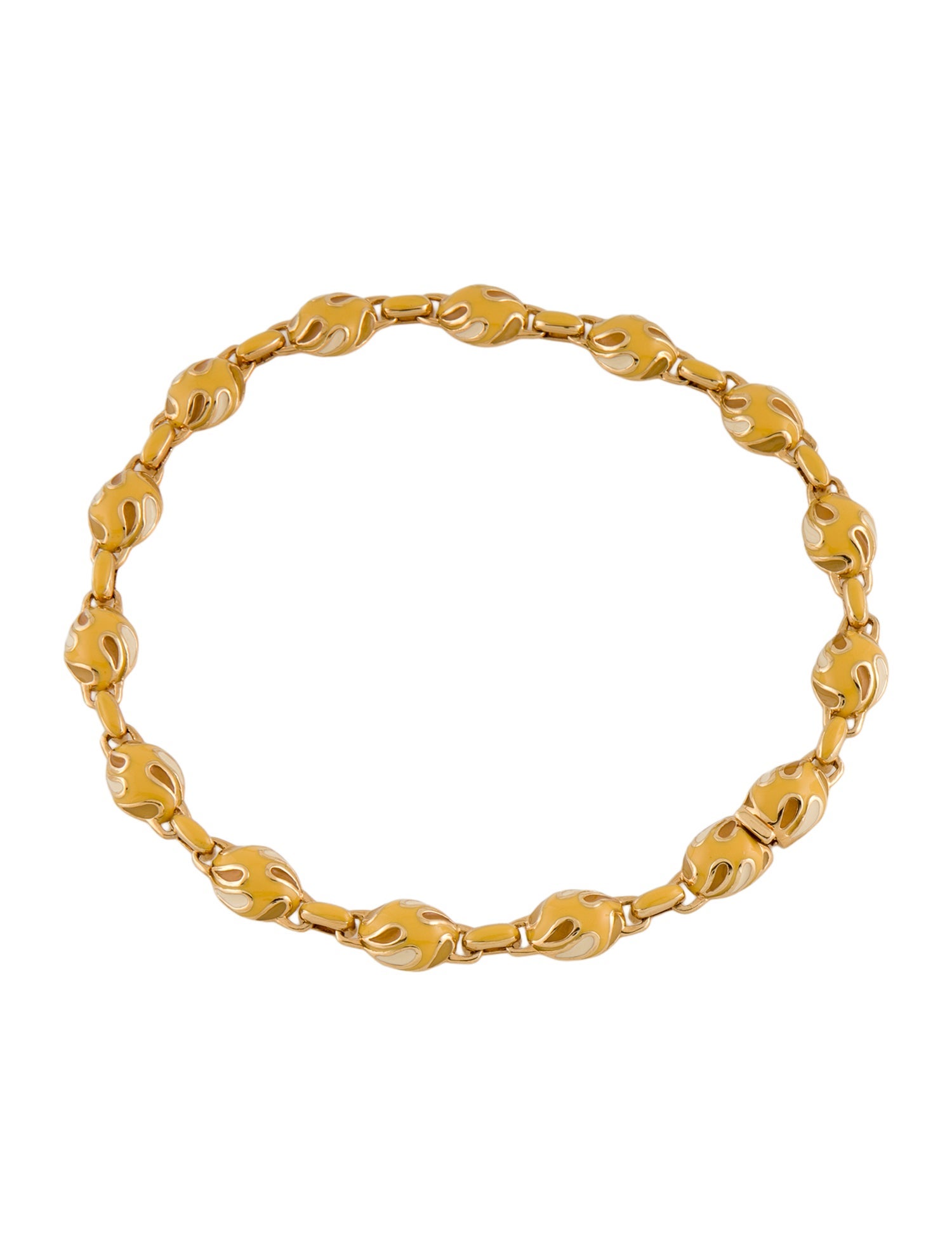 St. John Enamel Collar Necklace