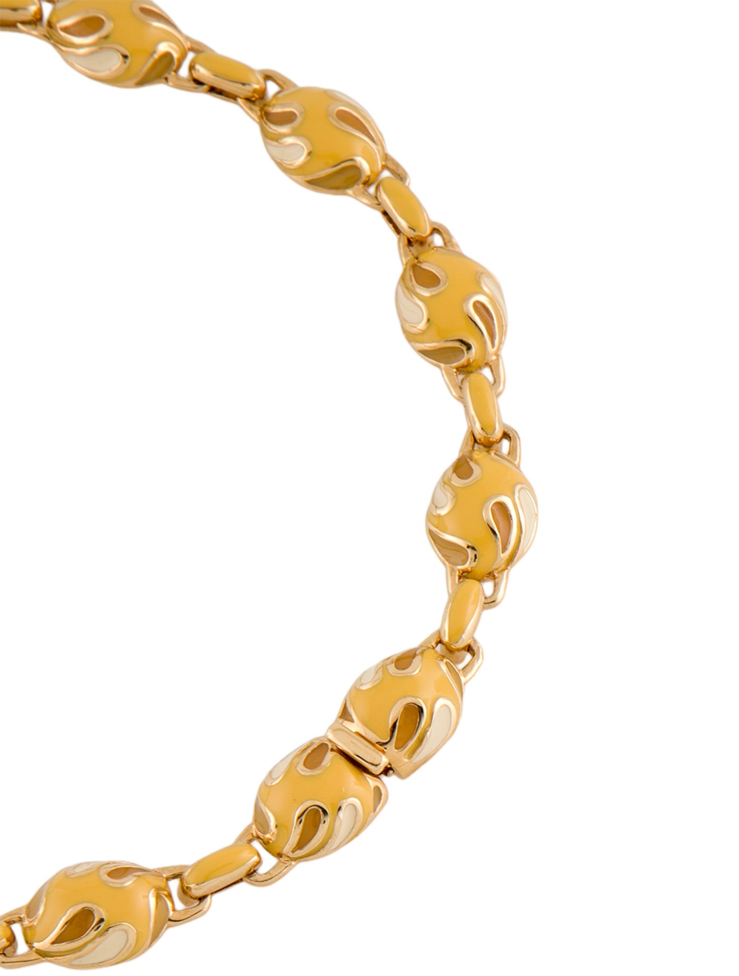 St. John Enamel Collar Necklace