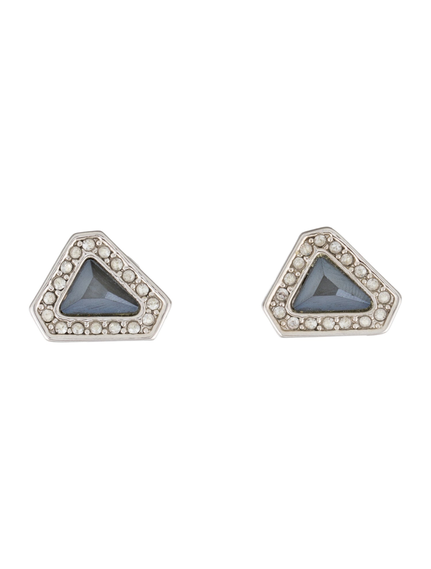 St. John Crystal Stud Earrings