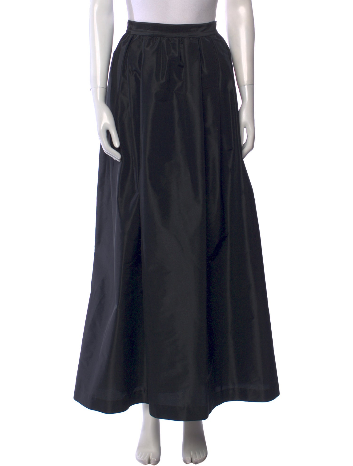 St. John Ruffle Embellishment Long Skirt