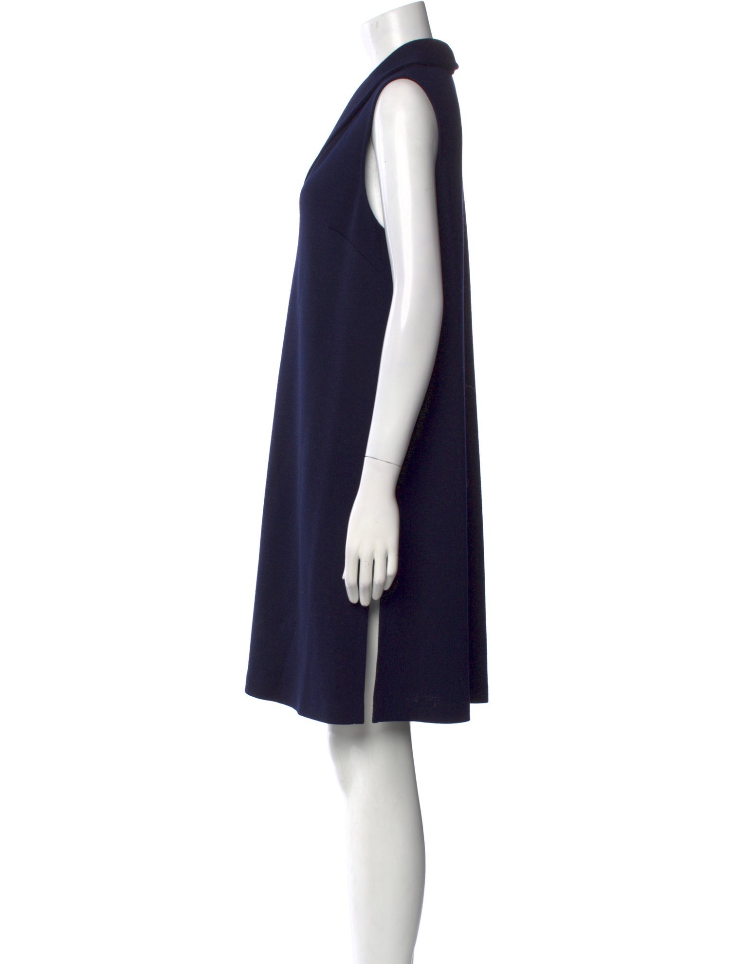 St. John V-Neck Mini Dress