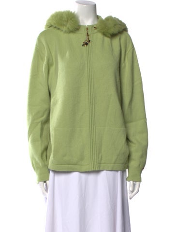 St. John Knitwear Cashmere Crew Neck Sweater L