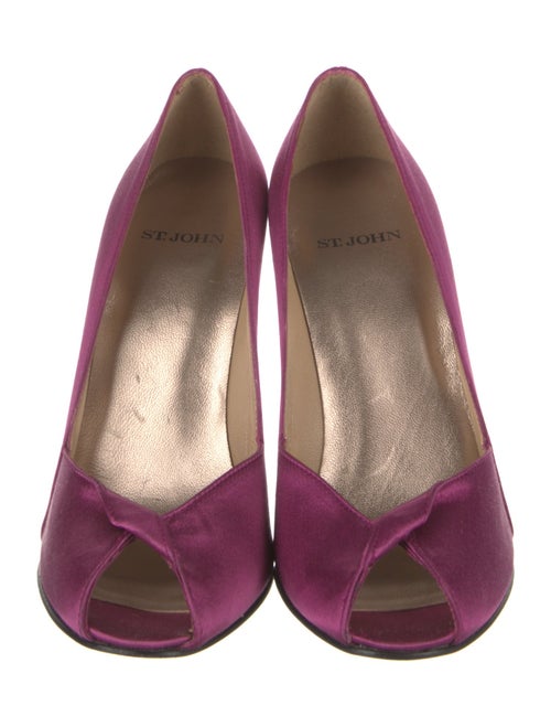 St. John Satin Pumps