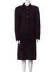 St. John Wool Crystal Embellishments Skirt Suit