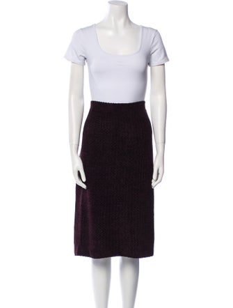 St. John Wool Crystal Embellishments Skirt Suit