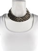 St. John Textured Collar Link Necklace