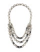 St. John Crystal Bib Multilink Collar Necklace