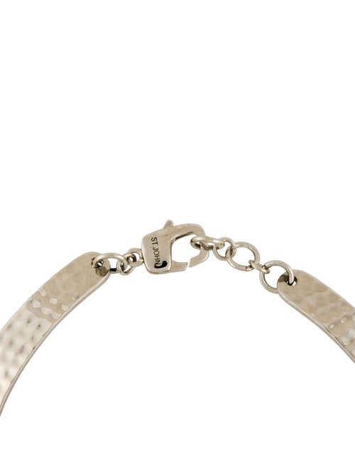 St. John Hammered Link Collar Necklace