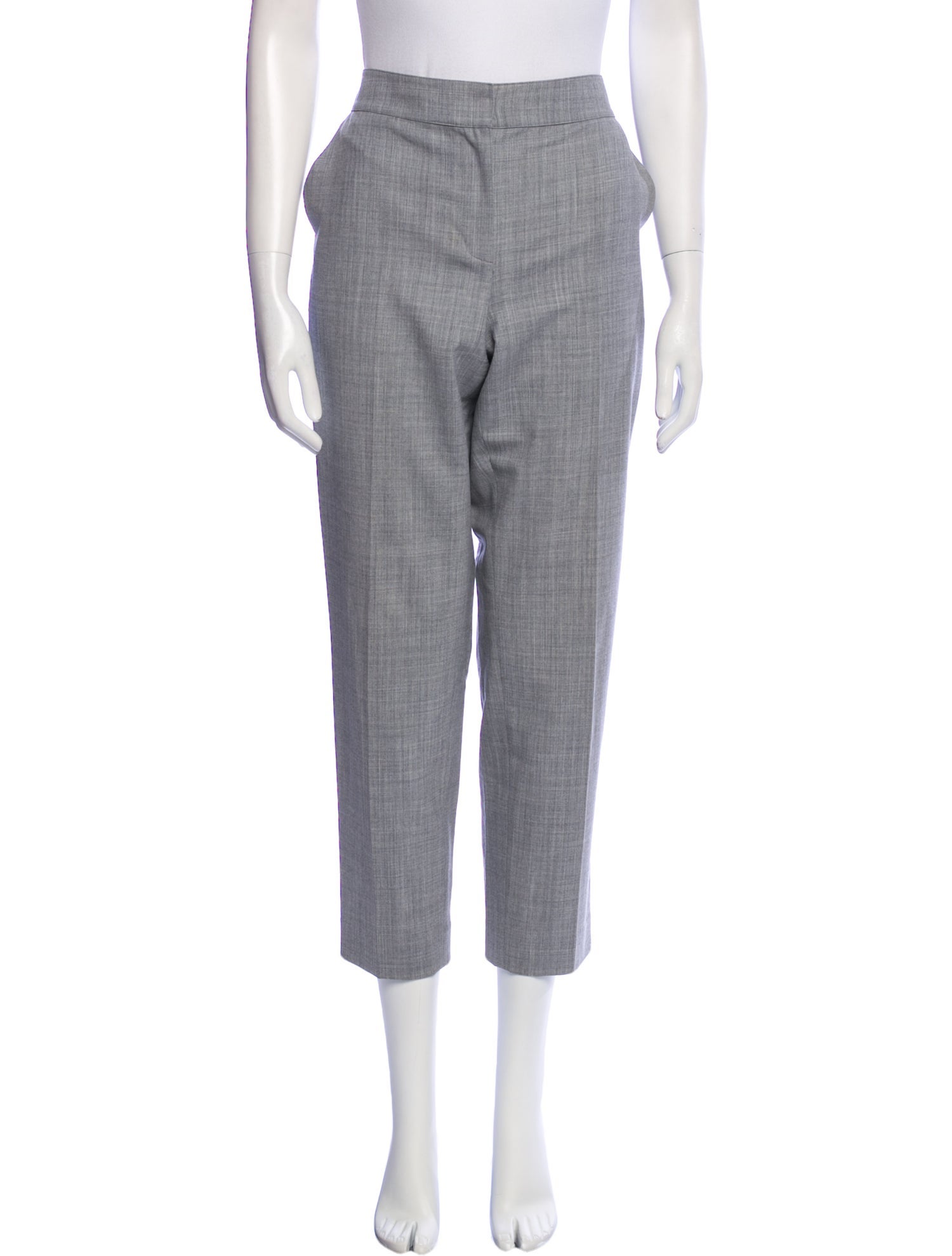St. John Wool Straight Leg Pants