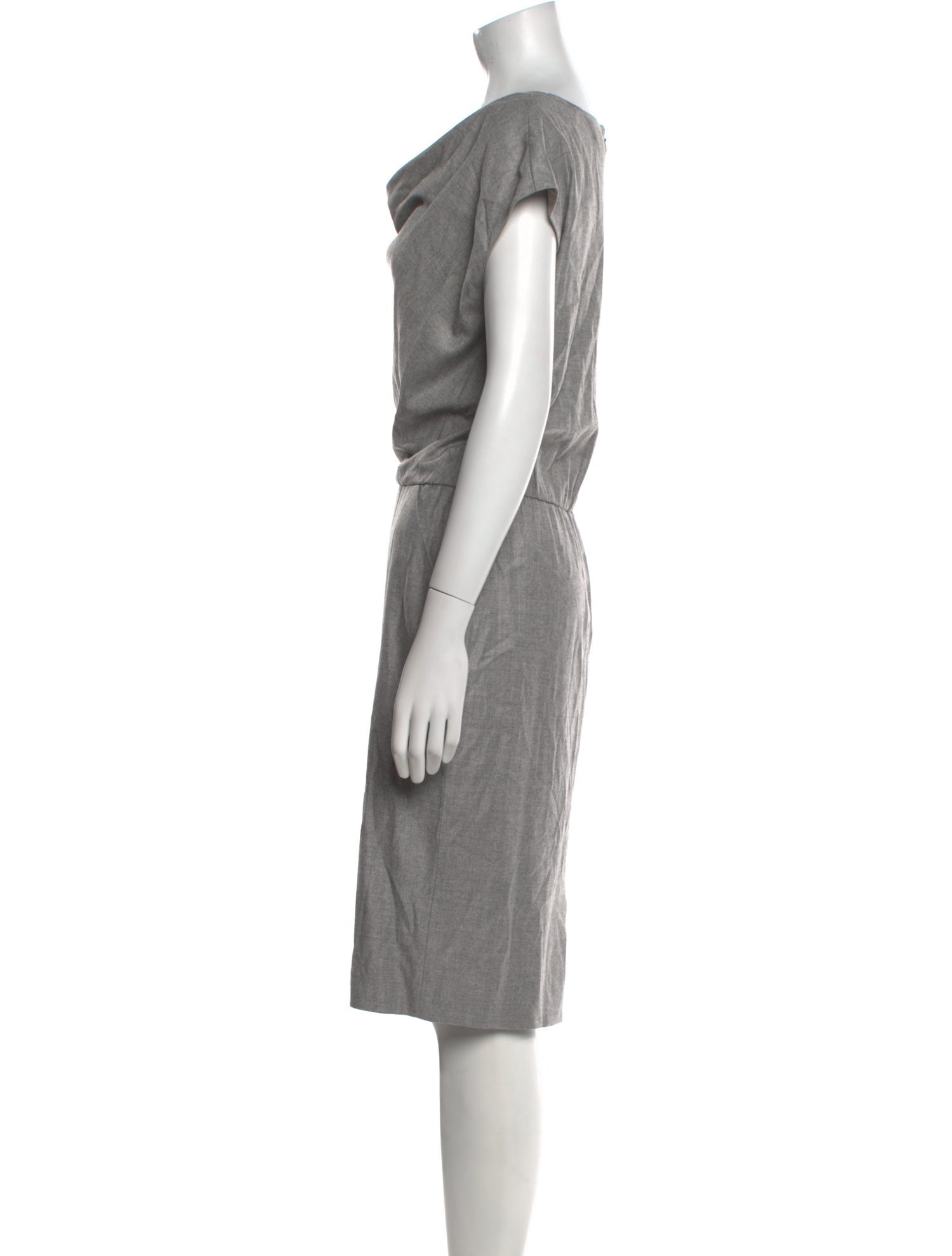 St. John Wool Knee-Length Dress