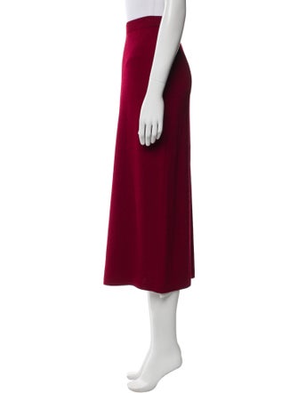 St. John Studded Accents Midi Length Skirt