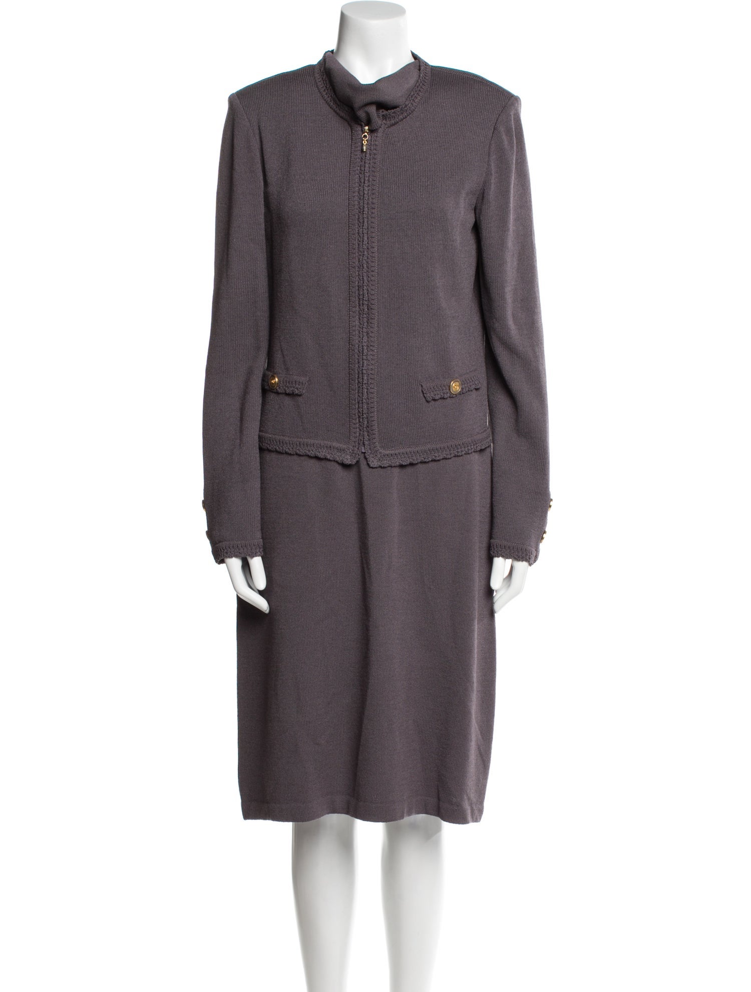 St. John Wool Skirt Set