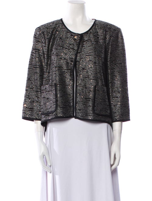 St. John Tweed Pattern Evening Jacket