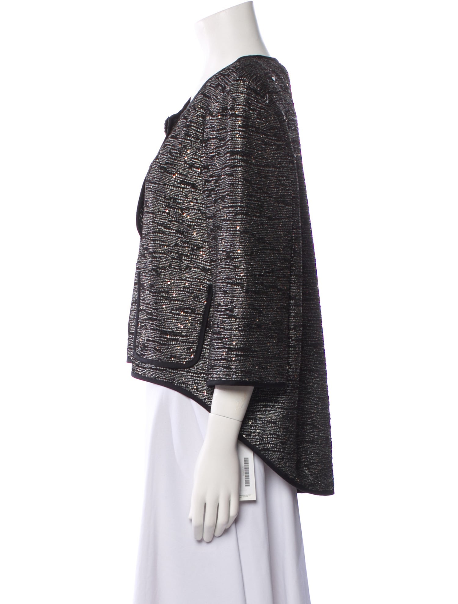 St. John Tweed Pattern Evening Jacket