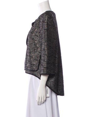 St. John Tweed Pattern Evening Jacket