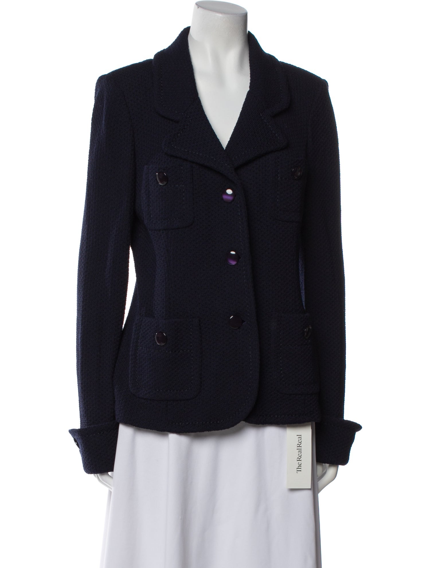 St. John Caviar Wool Blazer