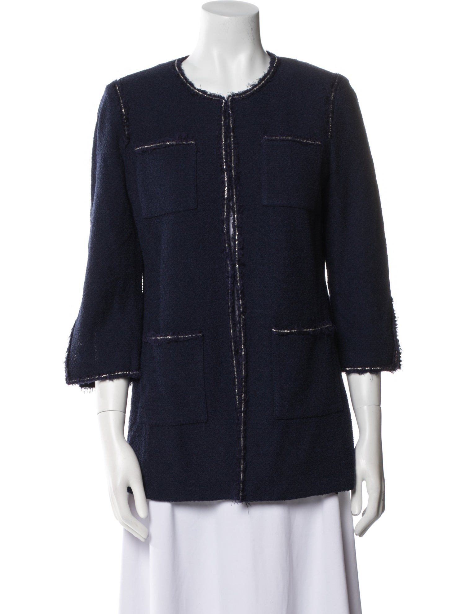 St. John Wool Denim Jacket