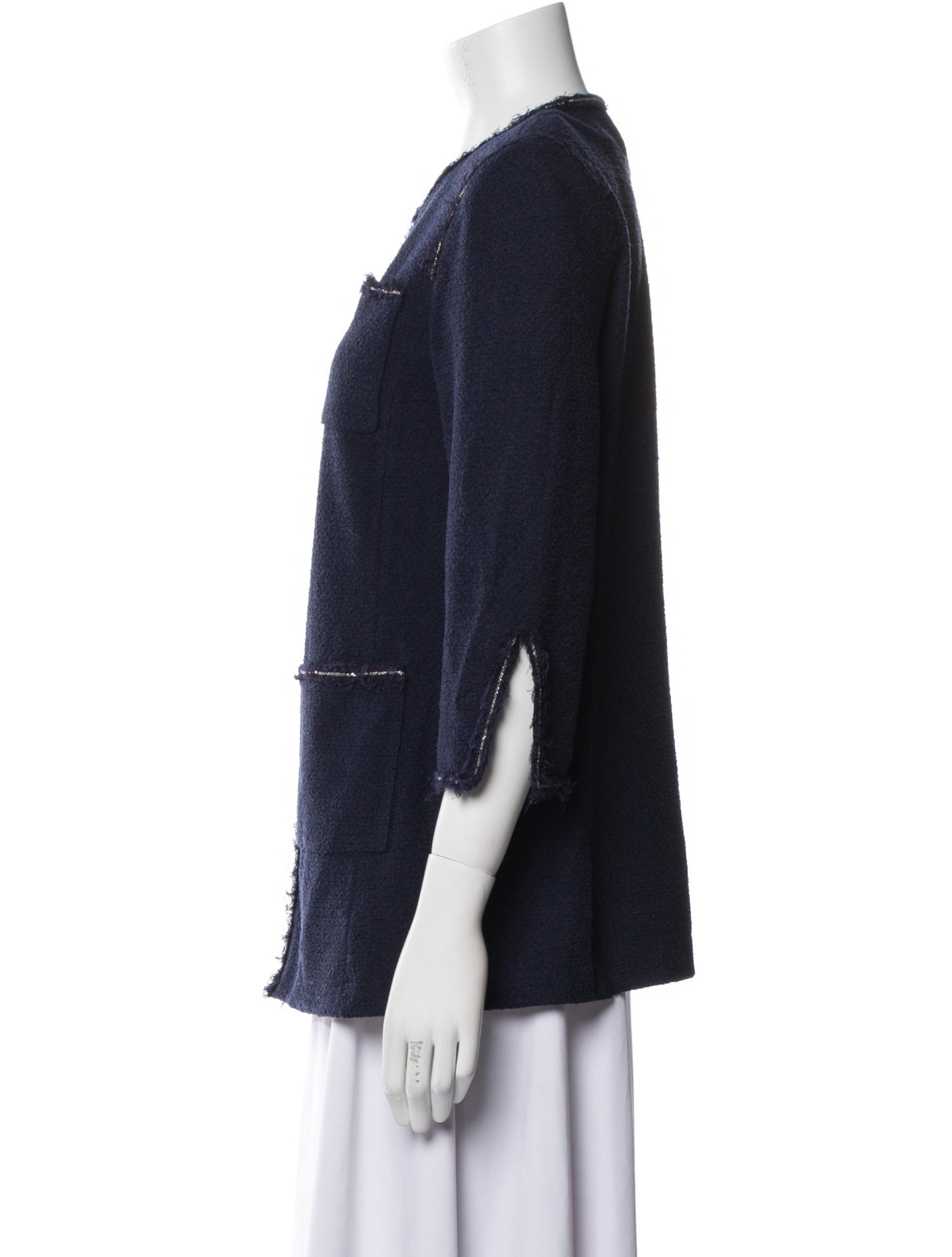 St. John Wool Denim Jacket