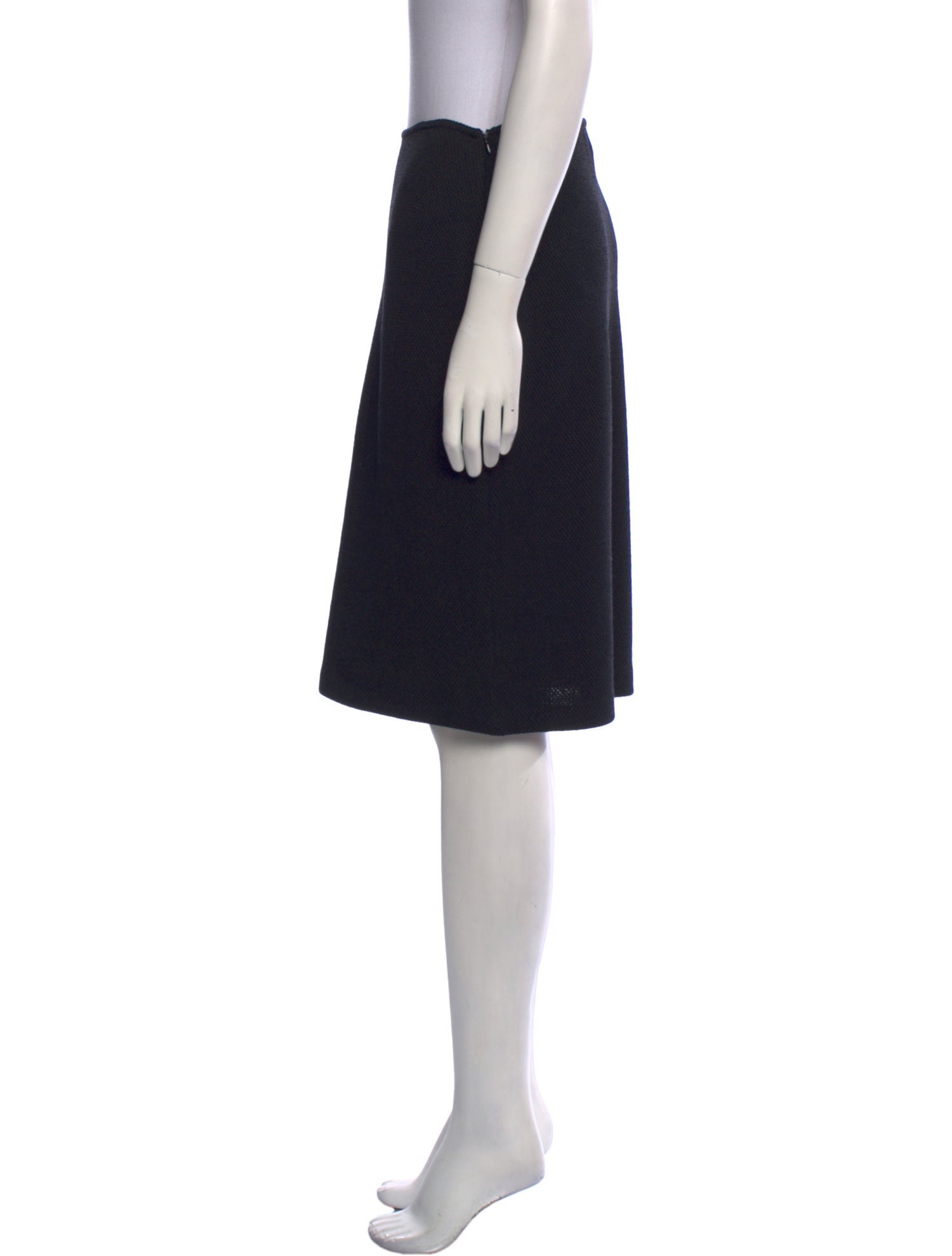 St. John Wool Knee-Length Skirt