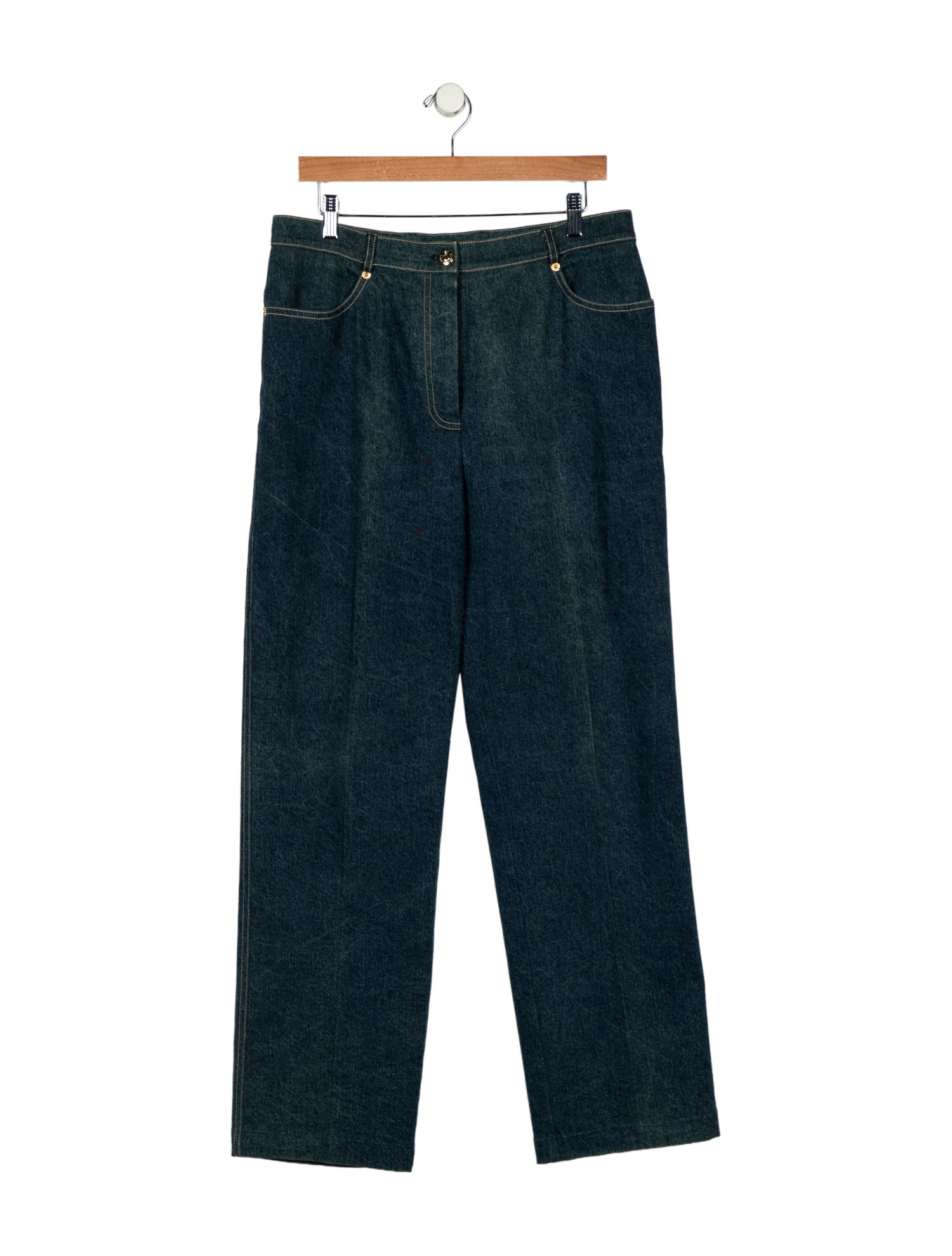 St. John High-Rise Wide Leg Jeans