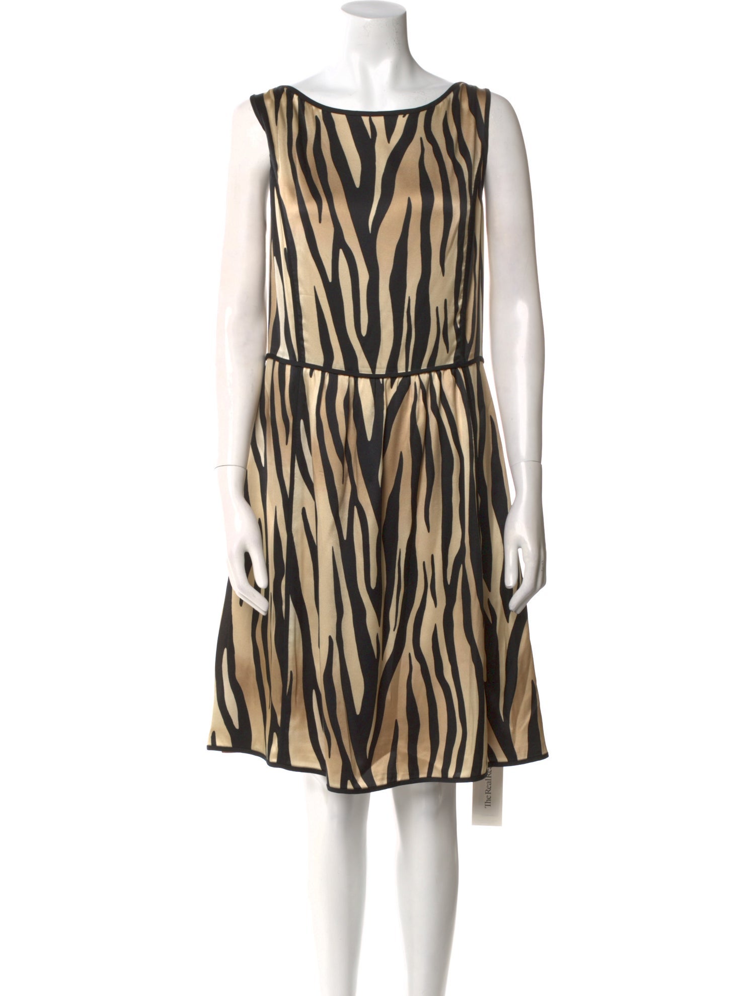 St. John Silk Knee-Length Dress